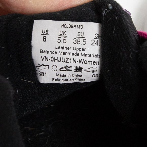 Vintage Vans Holder Mid TB4R Purple Suede Skate - Picture 13 of 13